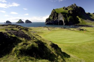 From the golfcourse at the Westman Islands - one of Hrafns favorite golfcourses in Iceland