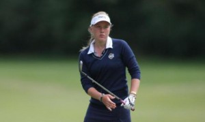 Berglind Björnsdóttir, The Golf Club of Reykjavík, competing for UNCG. Photo: UNCG