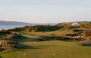 Par-3 8. holan á Castle Stewart linksaranum