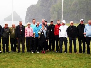 Sigurvegarar í Meistaramóti GV 2013. Mynd: GV