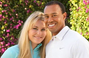Lindsey Vonn og Tiger Woods