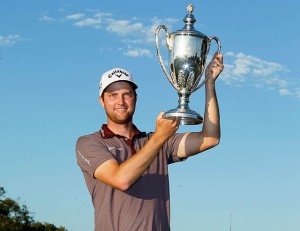 Chris Kirk eftir sigurinn á McGladreys Classic 10. nóvember 2013