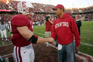 Tiger er mikill stuðningsmaður Stanford liðsins - en hann var í Stanford háskóla