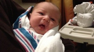 Mason Kerr Stevens - Mynd sem Cristie Kerr tvítaði af barni sínu