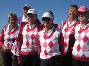 Jenetta í sveit GKB í sveitakeppni GSÍ. Mynd: Í eigu Jenettu