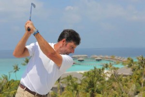 Olazábal í paradís á Velaa