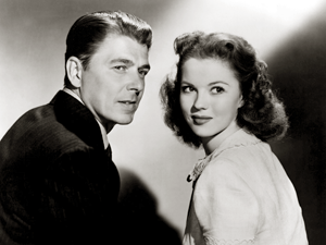 Ronald Reagan og Shirley Temple léku saman í kvikmyndinni „The Hagan Girl"