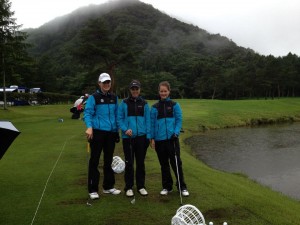 Ólafía Þórunn, Sunna og Guðrún Brá í Japan