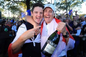 Justin Rose og Ian Poulter