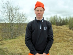 Kristján Benedikt Sveinsson, GA, Íslandsmeistari holukeppni drengja. Mynd: Golf 1