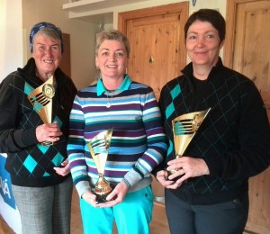 Indíana Auður Ólafsdóttir sigurvegari í 1. flokki kvenna f.m. Mynd: GHD