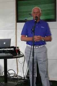 Formaðurinn að halda ræðu