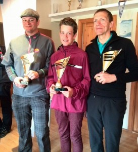 Sveinn Margeir fyrsta sæti f.m., Kristján annar og Hákon þriðji