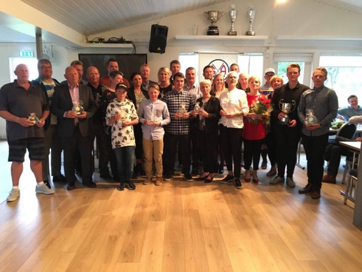 Verðlaunahafar í Akureyrarmóti 2016. Mynd: GA