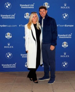 Caroline og Padraig Harrington, varafyrirliði