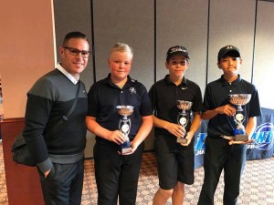 Böðvar Bragi (2. f.v.) varð í 2. sæti í sínum flokki - Glæsilegur árangur þetta!!!