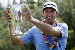 Dustin Johnson, sigurvegari 1. mótsins á PGA Tour 2013