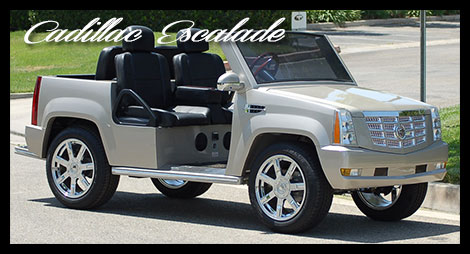 Cadillac Escalade golfbíllinn