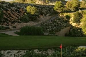 Frá Las Ramblas golfvellinum.