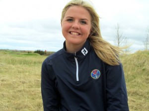 Eva Karen Björnsdóttir, GR, Íslandsmeistari í holukeppni í stúlknaflokki 2015. Mynd: Golf 1