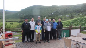 Sigurvegarar á Meistaramótii GÍ 2017. Mynd: GÍ