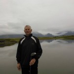 Vífill Karlsson á Silfurnesvelli á Höfn í Hornafirði. Mynd: Í einkaeigu