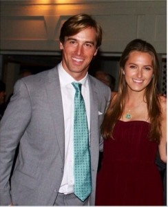 Alexandra ásamt bróður sínum Olin Browne yngri.